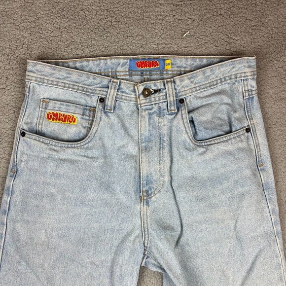 Empyre Jeans Womens Size 30x27 Blue Denim Relaxed Fit Y2K Skateboard Streetwear - Picture 5 of 10